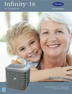 Energy-Efficient Air Conditioner with up to 16.0 SEER Infinity 16 Air Conditioner
