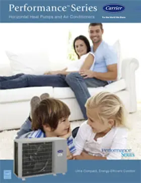 Horizontal Heat Pumps and Air Conditioners Performance Series Heat Pumps