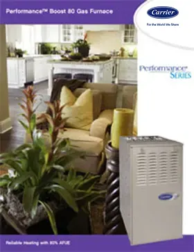 Reliable Heating with 80% AFUE Performance Boost 80 Gas Furnace